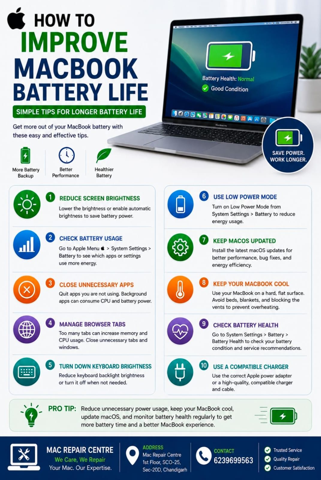 How to Improve MacBook Battery Life : Easy Guide
