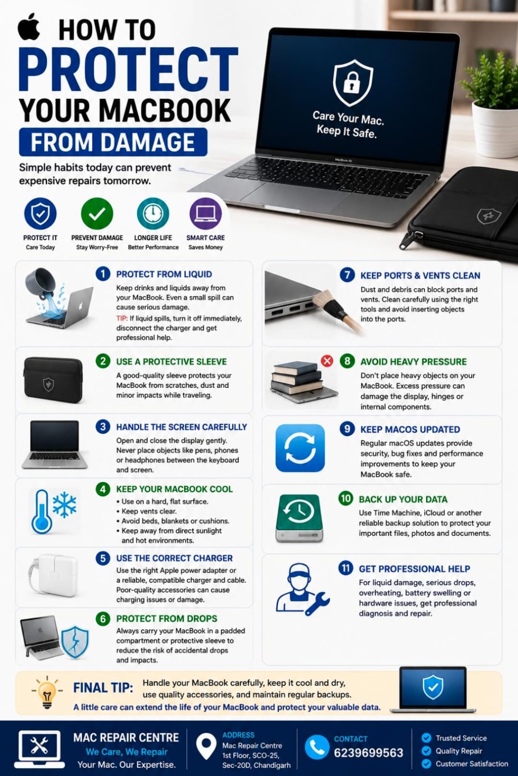 How to Protect Your MacBook From Damage : Guide